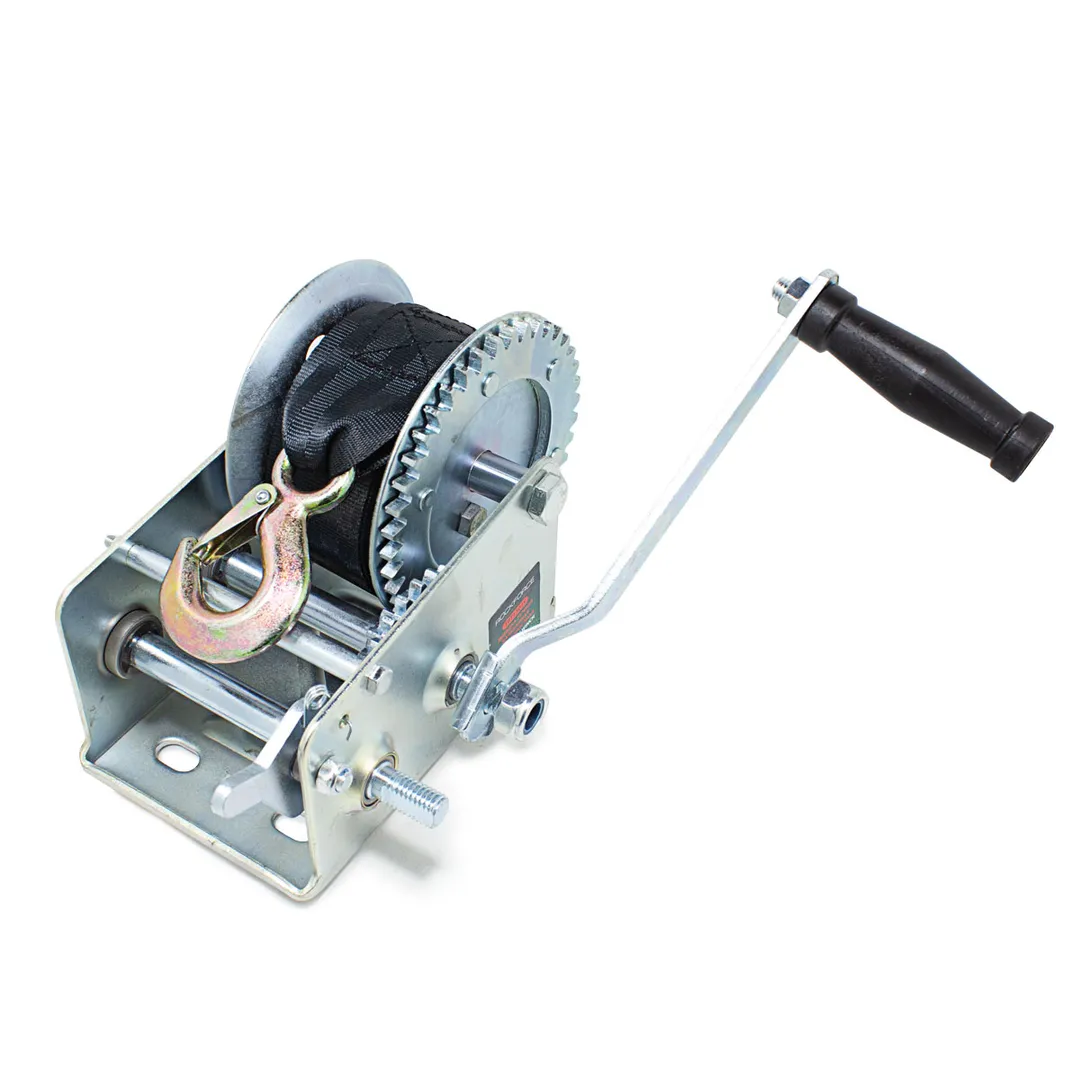 Лебедка ручная барабанная двухскоростная, 1300 кг.  Rock FORCE RF-TRT1301S