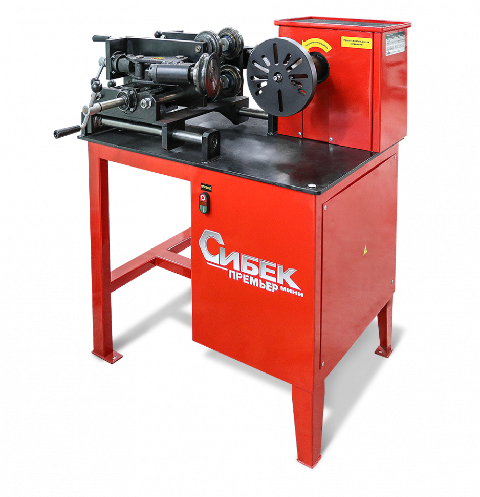 Премьер-Мини Стенд для правки дисков (электрический стенд (220в / 380в) с винтовым приводом роликов ...Сибек ДП10.000.000 СБ