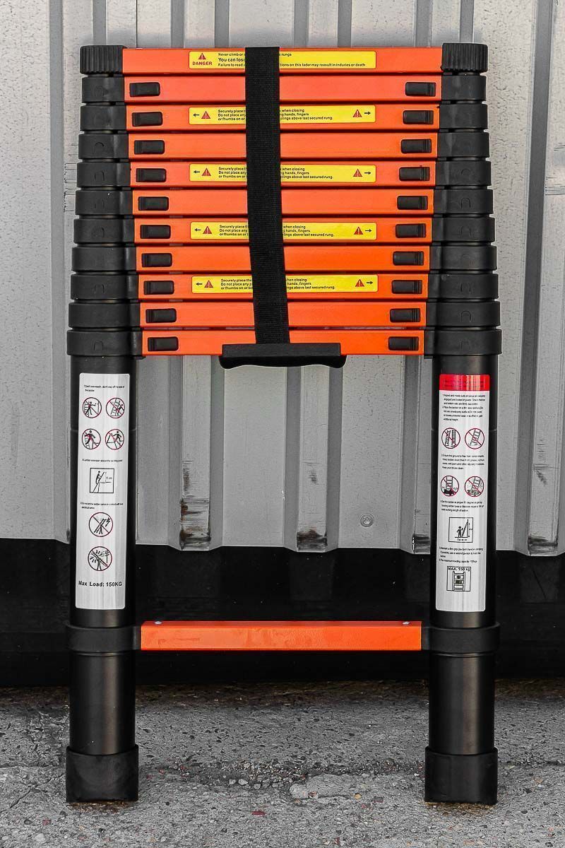 Лестница телескопическая алюм. бытовая 3.5м (12 ступ.) ISMA ISMA-UP350
