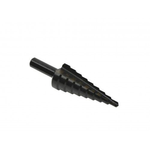 Сверло по металлу ступенчатое 4-20mm HSS TiAlN  GEKO G38561