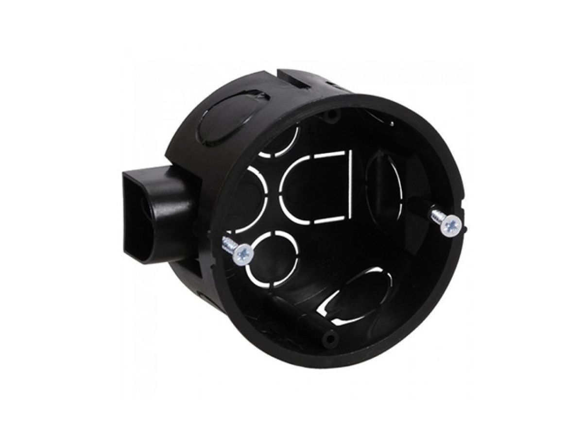 Коробка установочная (подрозетник) 68х40mm, винты, стык.узлы IP20 (для сплошных стен) ЮПИТЕР JP7122-03