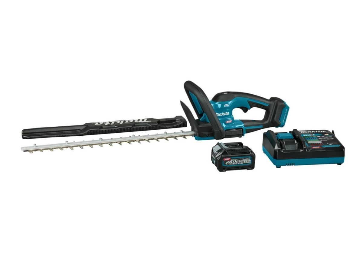 Аккум. кусторез XGT UH021GD101 (40.0 В, 2 акк., 2.5 А/ч, Li-Ion, длина ножа 600 мм, шаг ножа: 20 мм,) MAKITA UH021GD101