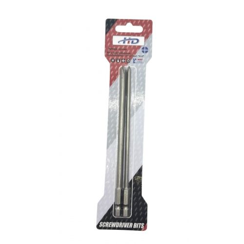 Биты крестообразные PH1+PH2х150мм 1/4" S2 (2шт)   H-D HD-0489