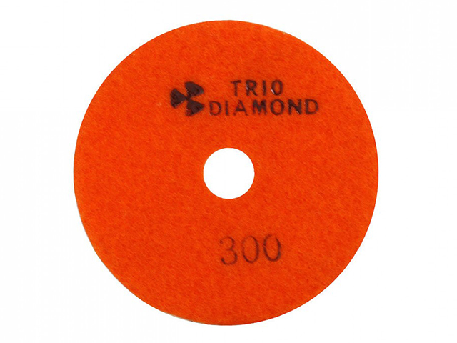 Алмазный гибкий шлифкруг "Черепашка" 100 № 300 (мокрая шл.)  ...TRIO-DIAMOND 340300