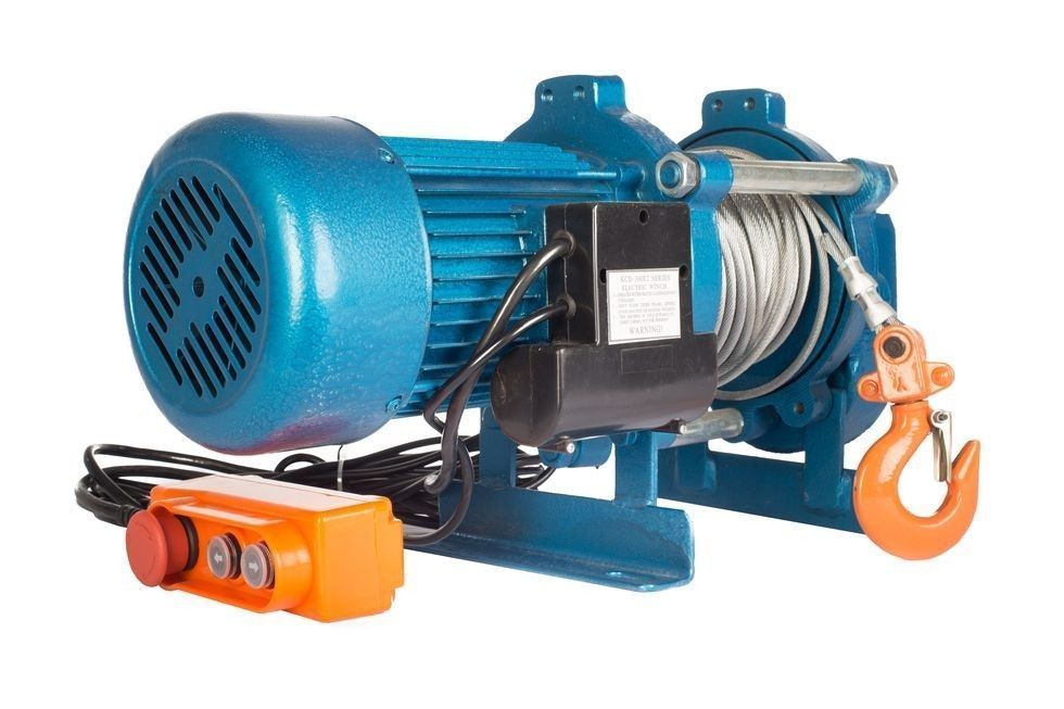 Лебедка ЛЭК-300 E21 (KCD) 300 кг 220 В с канатом 30 м (T), шт TOR 1026400