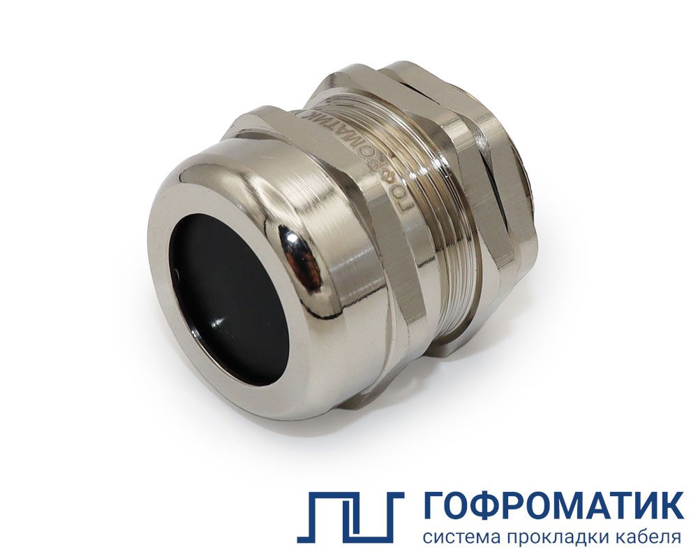 Кабельный ввод (сальник) латунный УТ 1,5 IP68 (d кабеля 13-18 мм) 3ЭТАРУС PG 21