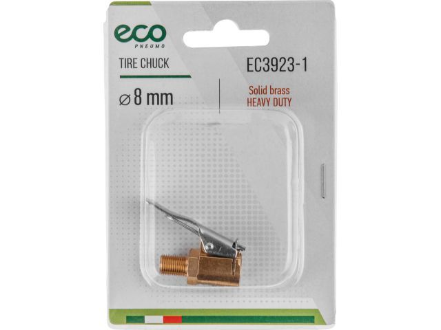 Наконечник для подкачки шин (резьба 8 мм, латунь)  ECO EC3923-1