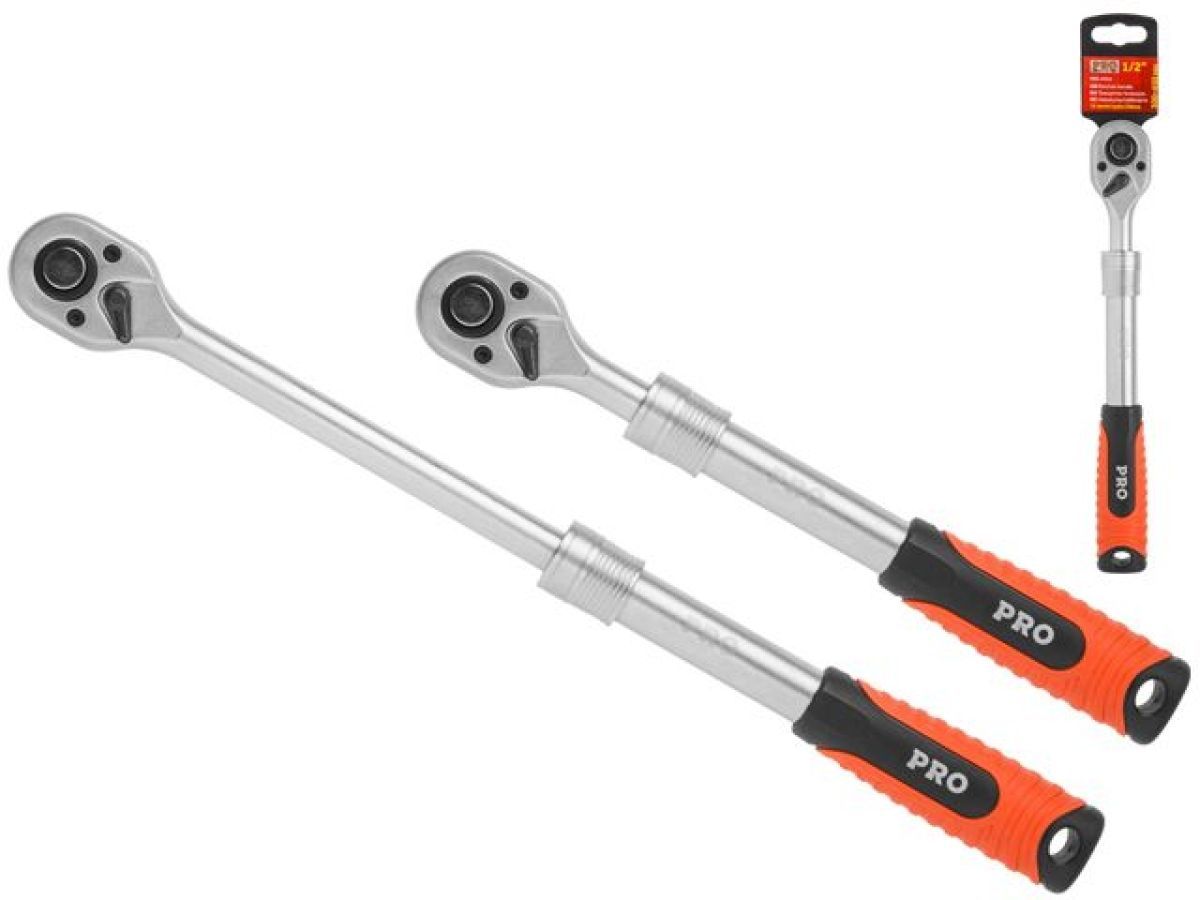 Трещотка 1/2" 72зуб. 300-450mm телескоп. PRO STARTUL PRO-47012