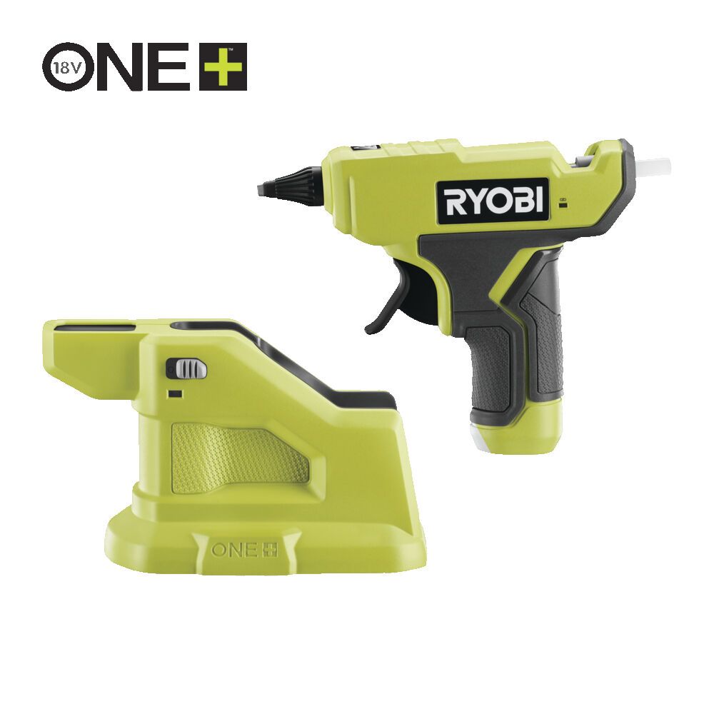 ONE + / Термоклеевой пистолет 7мм, RYOBI RGLM18-0 (без батареи)Ryobi 5133005001