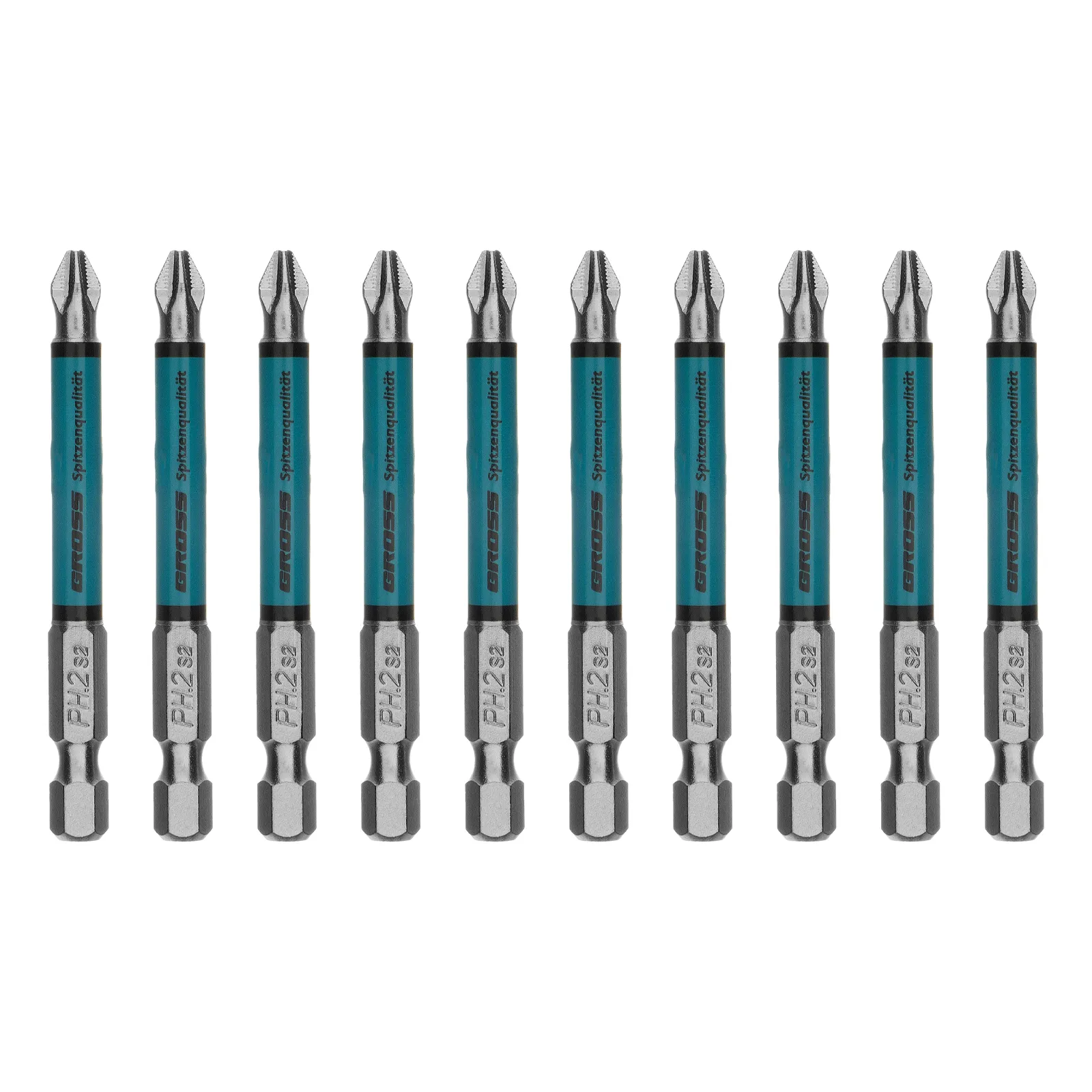 Бита PH2х70мм, сталь S2, кругл., отрывн., 10 шт. GROSS Gross 112162