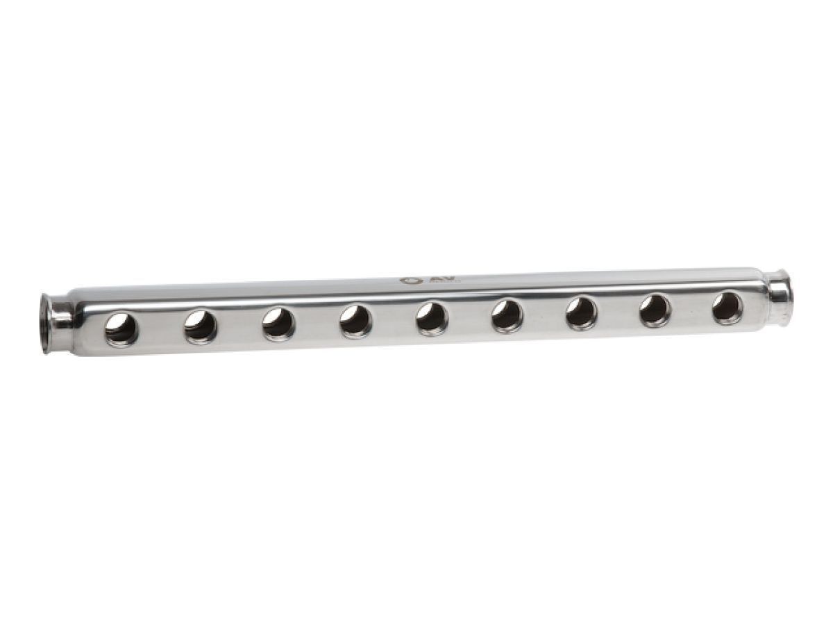 Коллектор 1/2"х9 вых. двухсторонний AV Engineering AVE155024