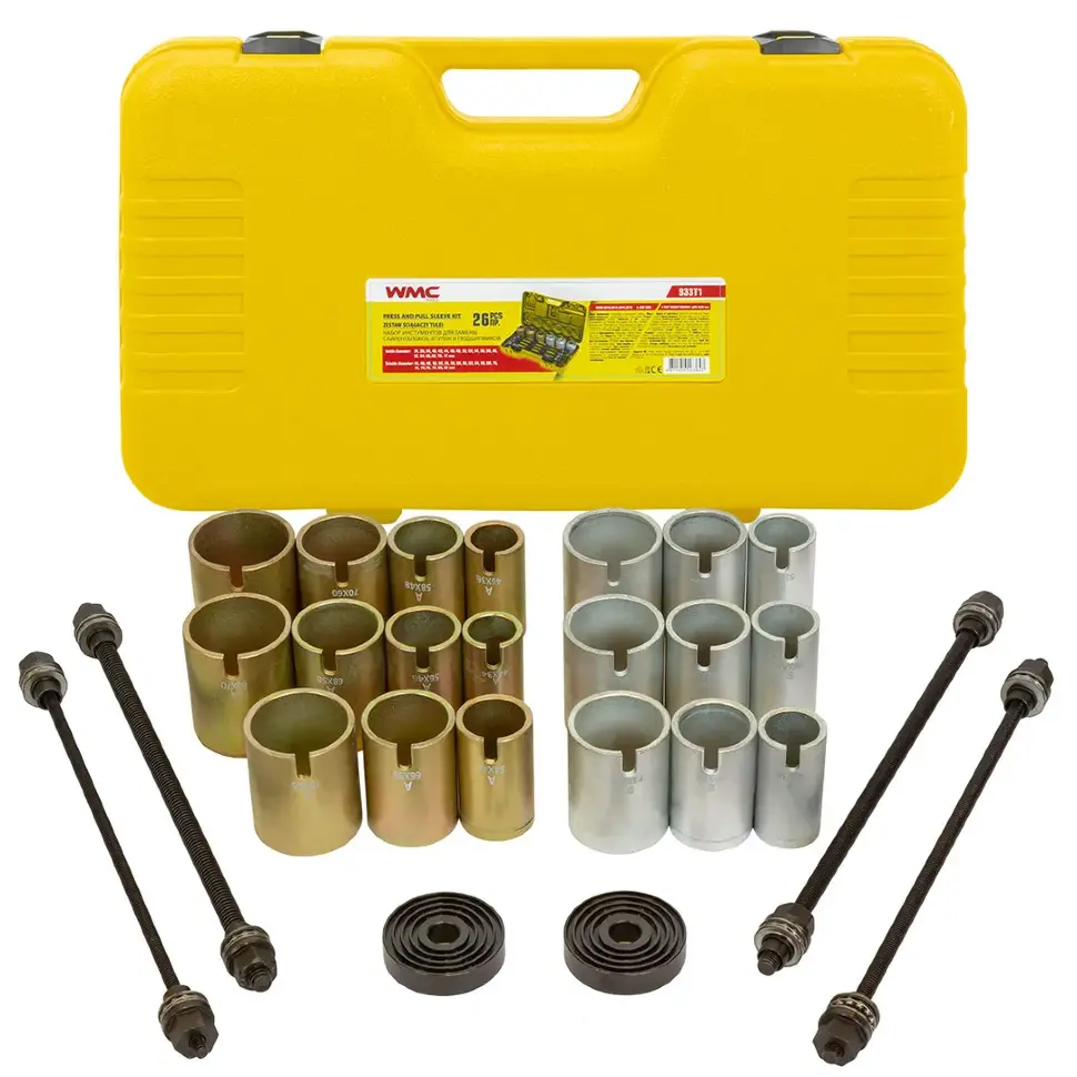 Набор инструментов для замены сайлентблоков, втулок и подшипников 26пр.  ...WMC TOOLS WMC-933T1