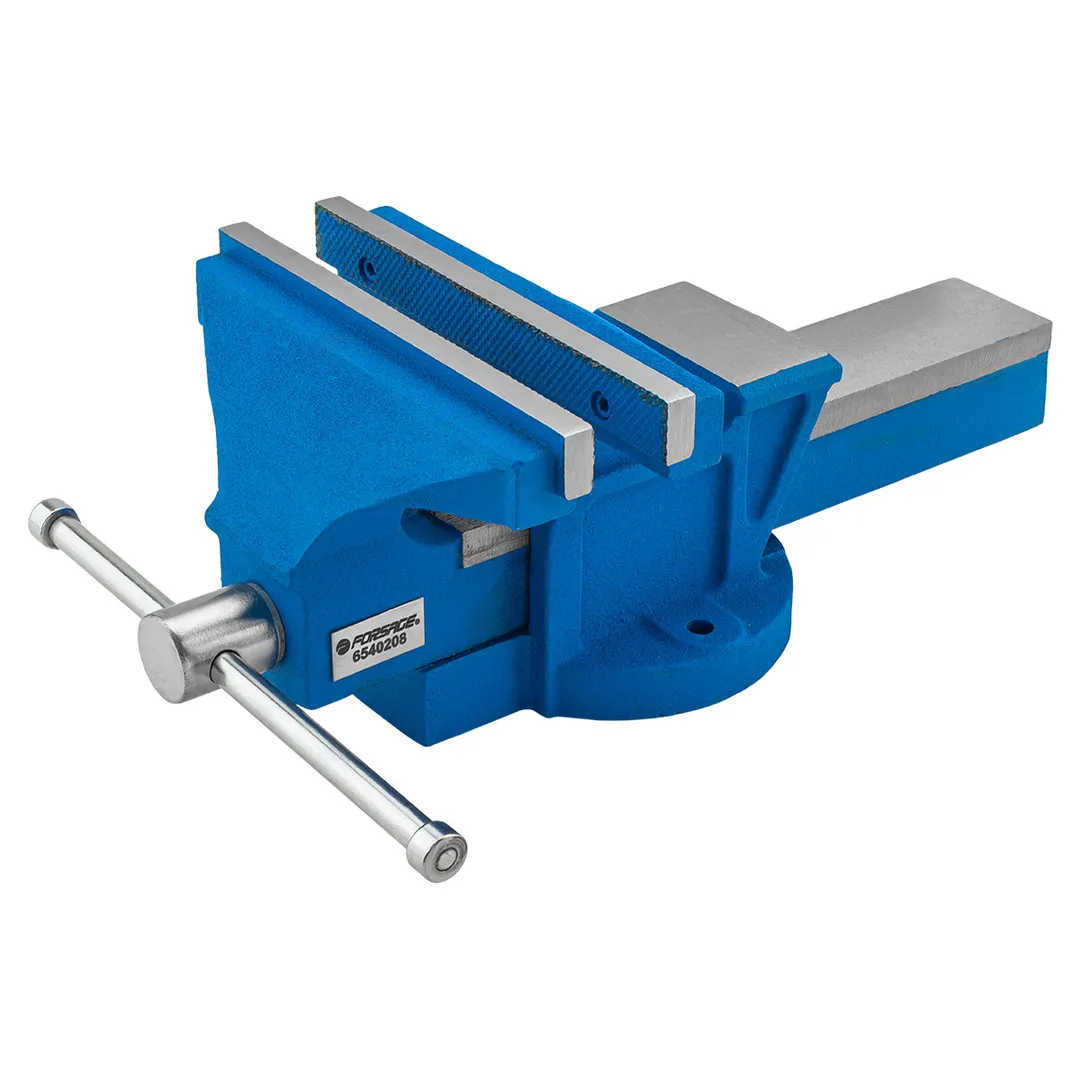 Тиски стальные с наковальней 8"-200мм Forsage F-6540208