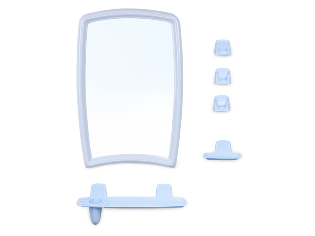 Набор для ванной 41, светло-голубой (зеркало 350х520 мм.)  BEROSSI НВ04108000