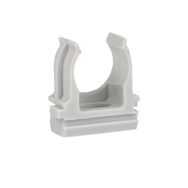 Крепеж-клипса d20 мм (10 шт) серая-Plast EKF derj-z-20n-r
