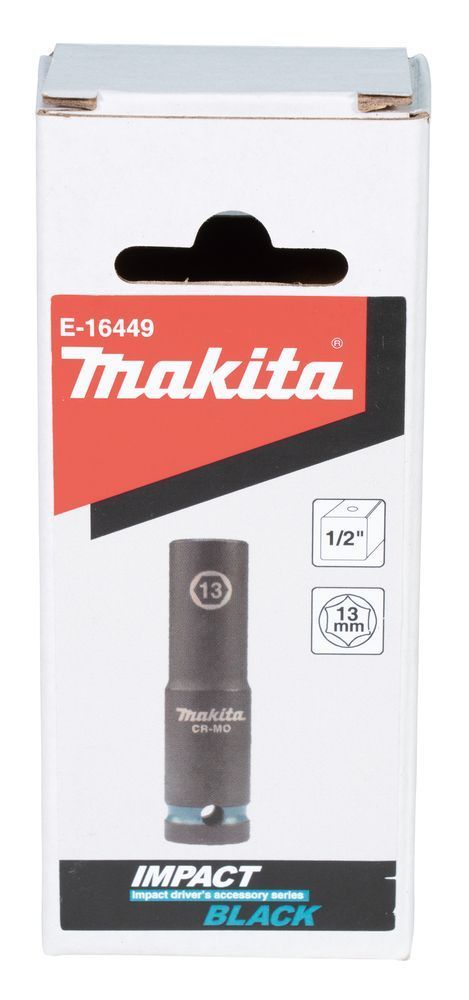Ударная торцовая головка 13 мм (1/2") Impact Black MAKITA E-16449