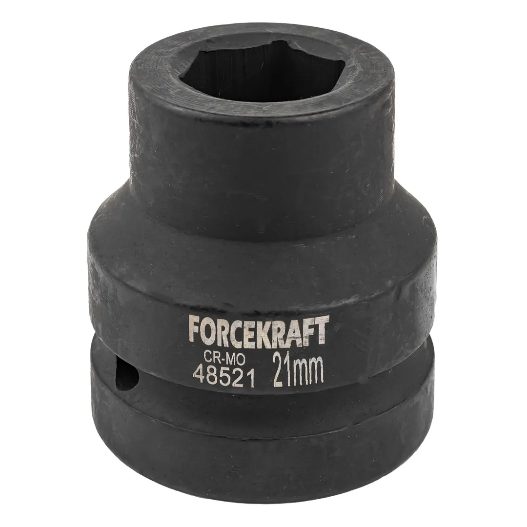 Головка ударная 1", 21мм (6гр.)  FORCEKRAFT FK-48521