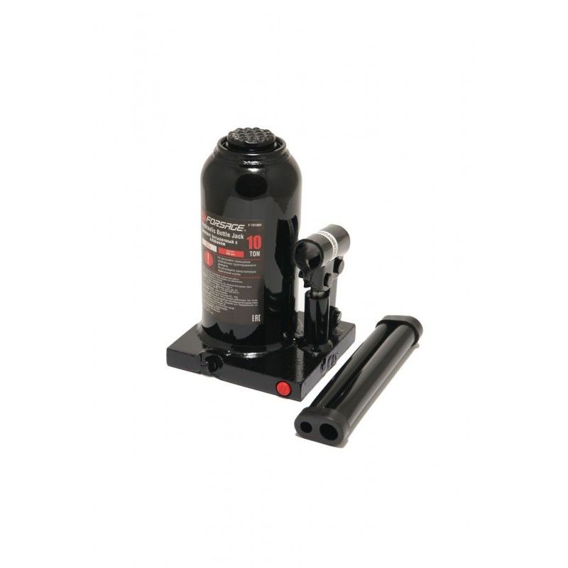 Домкрат бутылочный 10т с клапаном (h min 190мм, h max 360мм)  (Euro)Forsage F-T91004