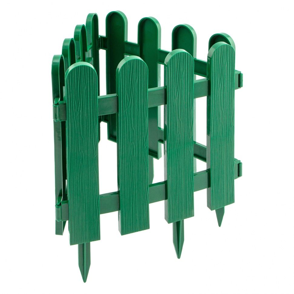 Забор декоративный "Классика", 29х224 см, зеленый PALISAD ...PALISAD HOME 65003