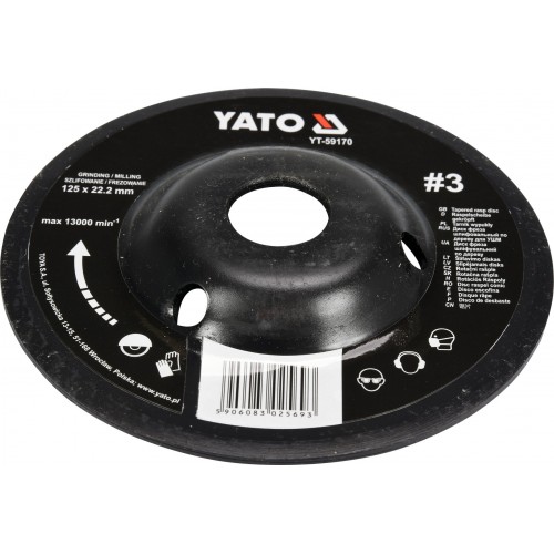 Диск-фреза универсальный для УШМ 125mm #3  YATO YT-59170