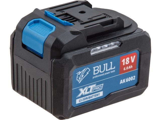 Аккумулятор AK 6002 18.0 В, 6.0 А/ч, Li-Ion XLTpro (18 В, 6 А*ч, Li-ion) BULL 1329597