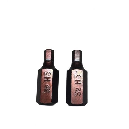 Бита HEX H5 10x30мм S2 под ключ, 2 штуки H-D HD-10H0530