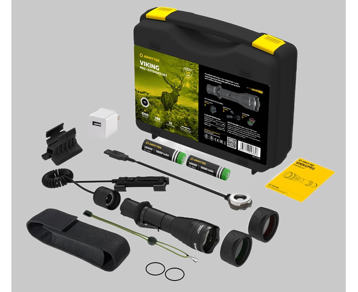 Фонарь  Viking Pro Magnet USB Extended Set БелыйArmytek F07702C