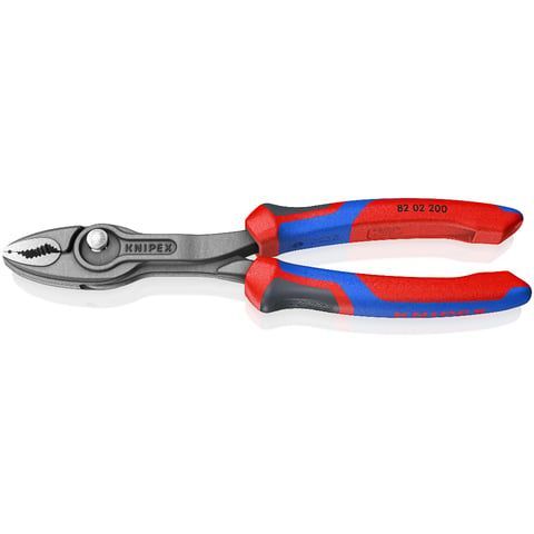 Клещи захватные TwinGrip,  4 - 22 мм,  L-200 мм, чернённые, 2-комп. рукоятки   ...KNIPEX 8202200