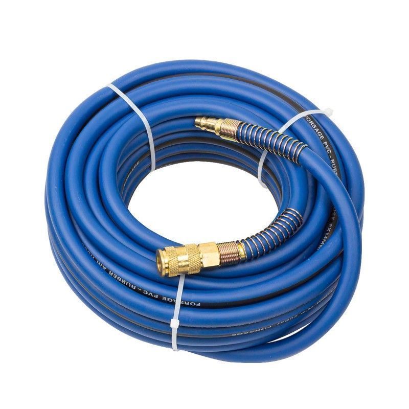 Шланг резиновый армированный с фитингами 8*14мм*15м(для воздуха) Forsage F-AHC-52D Шланг резиновый армированный с фитингами 8*14мм*15м(для воздуха) Forsage F-AHC-52D