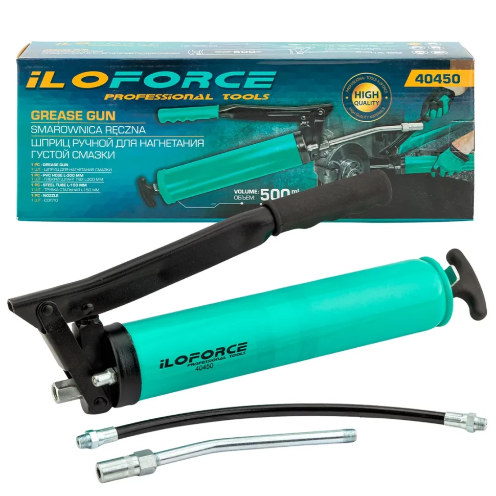 Шприц ручной для нагнетания густой смазки  ILOforce IF-40450
