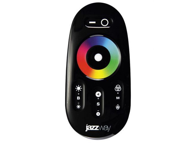 Контроллер PRC-4000RF RGB BL (черный) 12/24V 216/432Вт  JAZZWAY 1019295