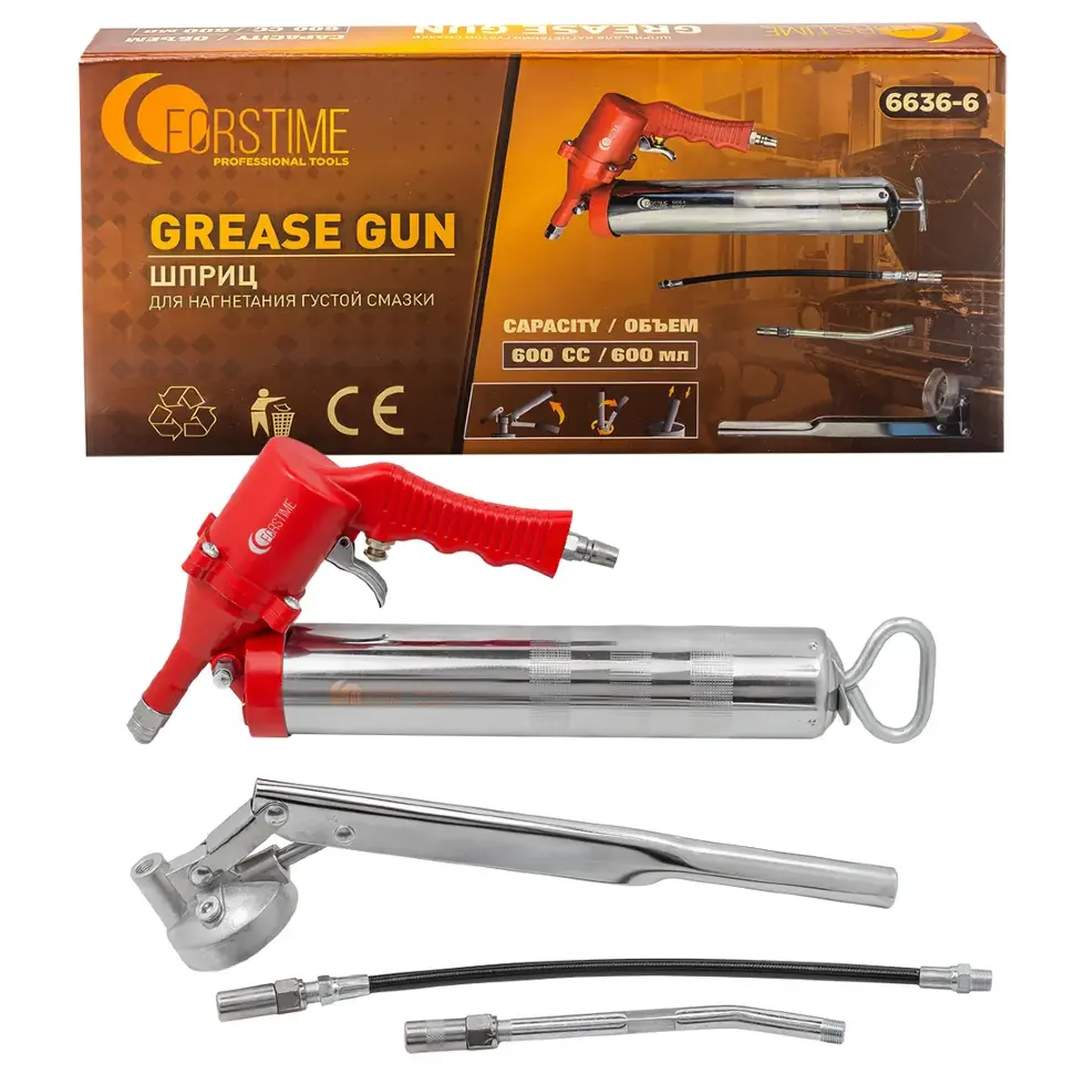 Шприц для нагнетания густой смазки 600мл FORSTIME FT-6636-6