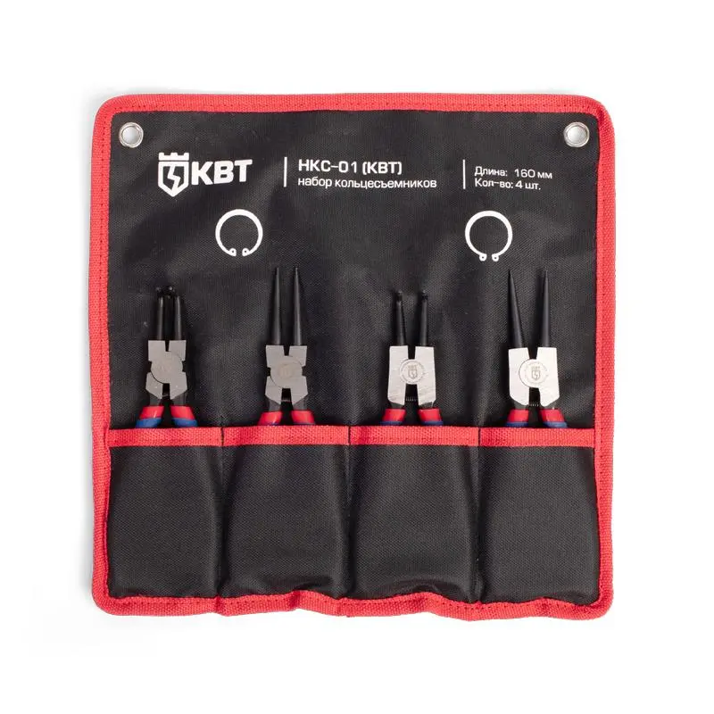 Набор съемников стопорных колец 160мм НКС-01 серия МАСТЕР (КВТ) КВТ 77442