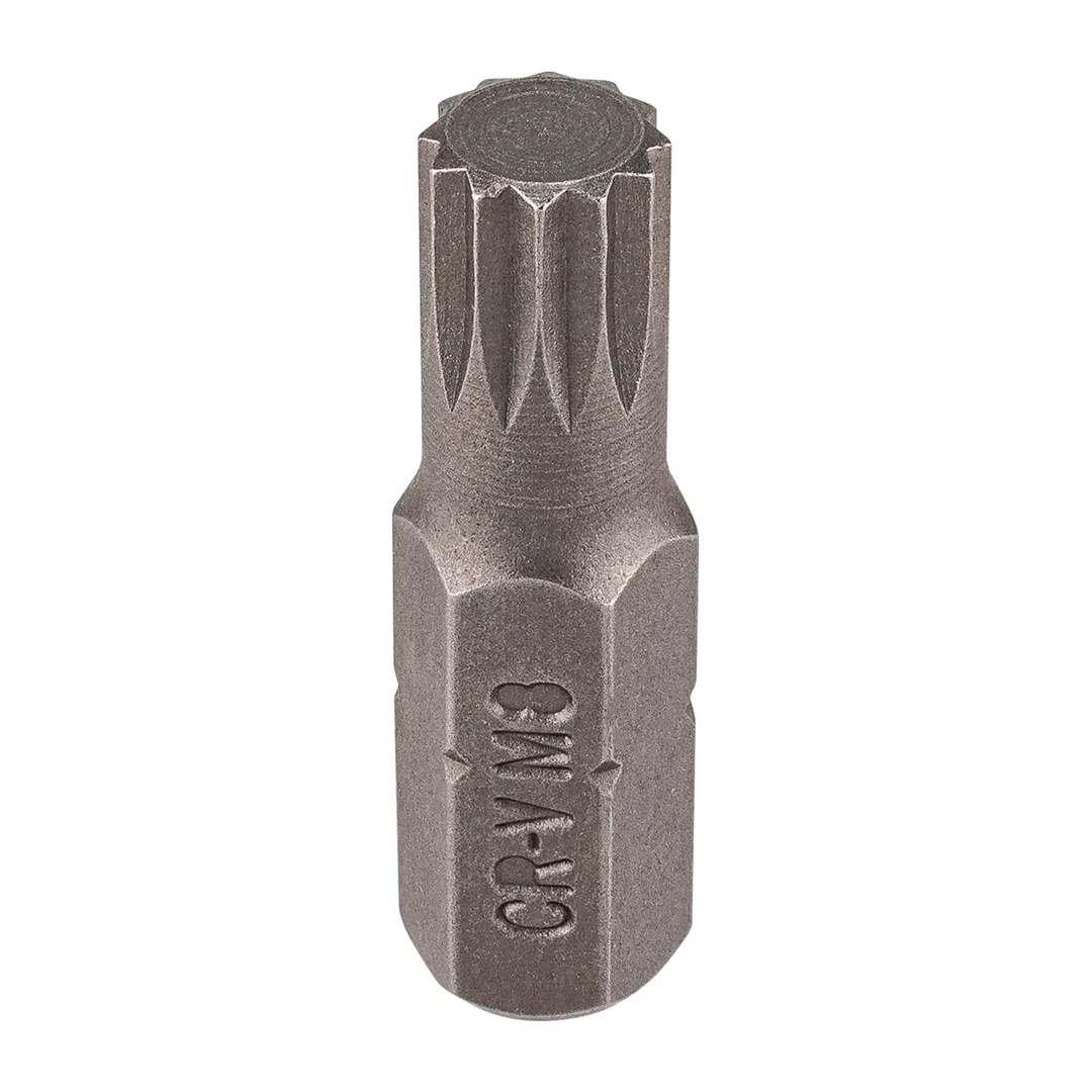 Бита SPLINE 12-гранная M8х30ммL RockFORCE Rock FORCE RF-1583008