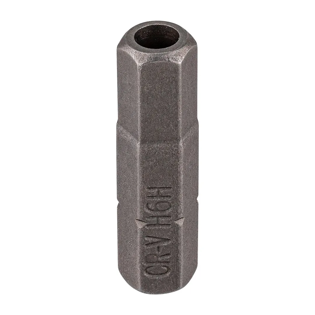 Бита 6-гранная 6ммх25ммL, 1/4'' с отверстием RockFORCE RF-124S2506
