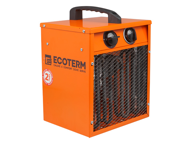 Нагреватель воздуха электр.term  (кубик, 3 кВт, 220 В, термостат, 2 года гарантии)  ...Ecoterm EHC-03/1C