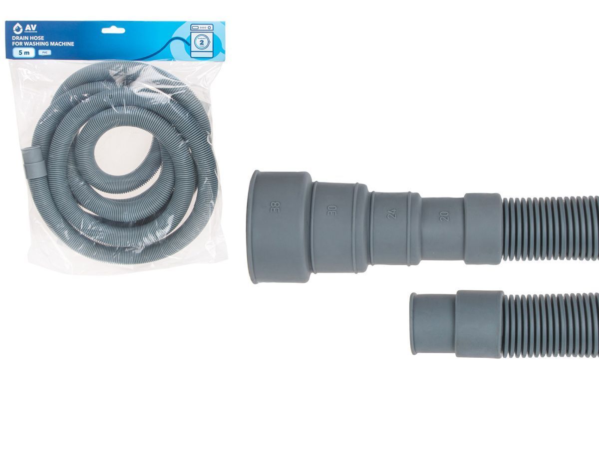Шланг сливной для стиральной машины 5,0 ПЭ AV Engineering AVE3403500
