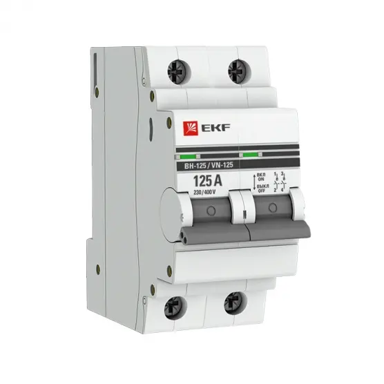 Выкл. нагрузки 2P 125А ВН-125 EKF SL125-2-125-pro