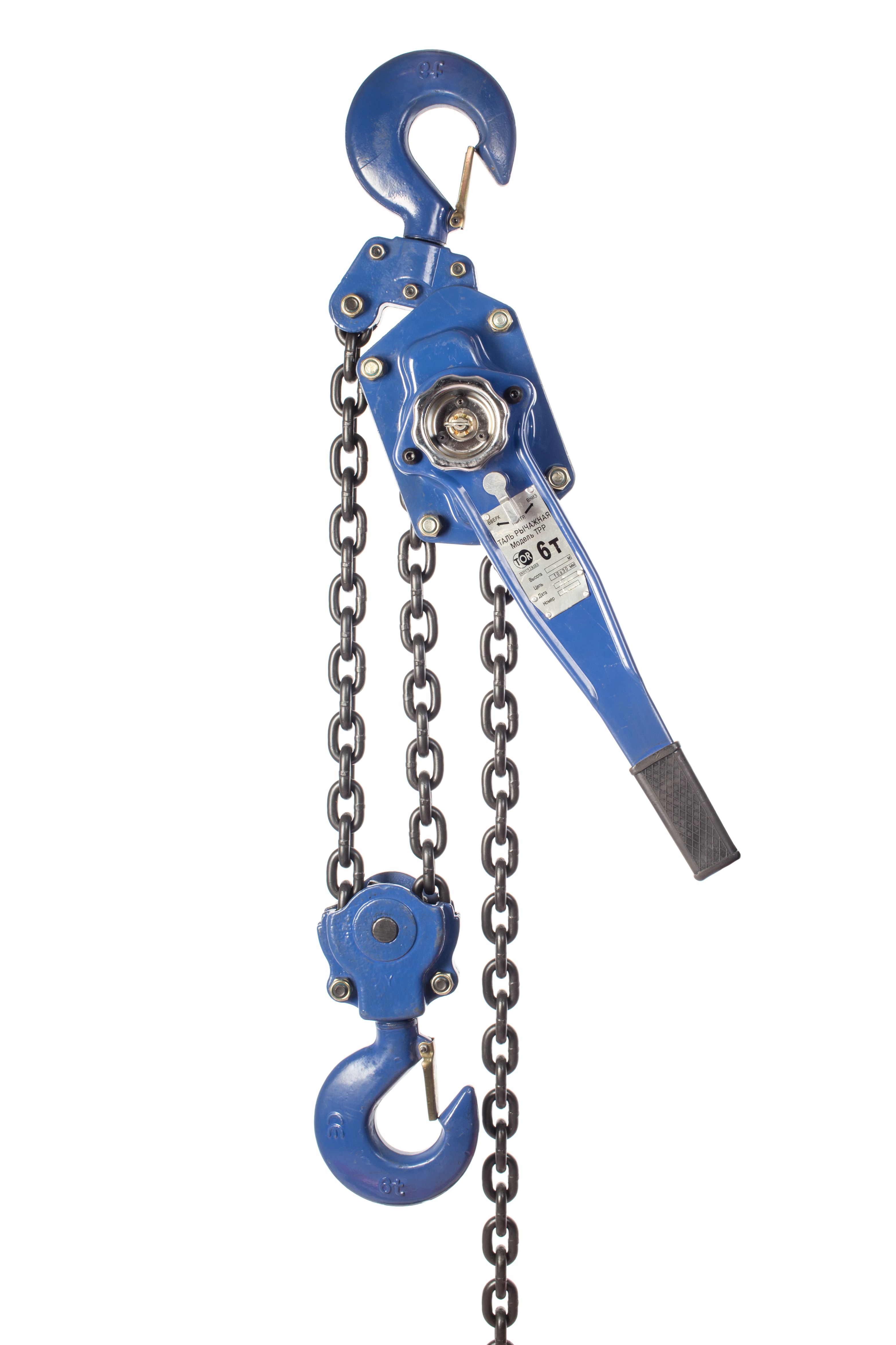 Таль ручная рычажная ТРР-ТРШСР 6,0ТХ6М (серия G) TOR 10266