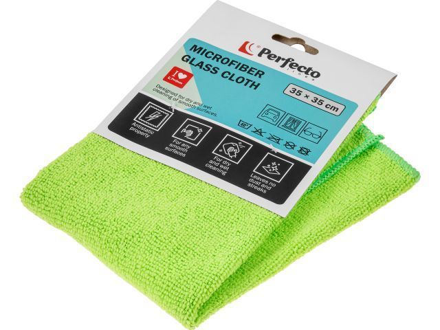 Салфетка из микрофибры 1 шт., 35х35 см, Универсальная PERFECTO LINEA 45-351111