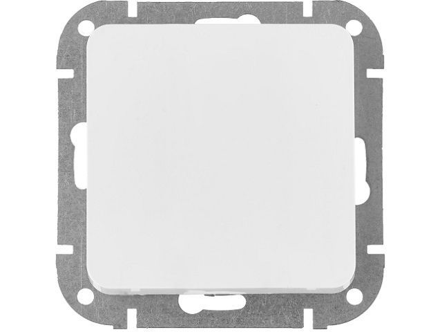 Выключатель 1 клав. (cкрытый, 10А) белый, Аструм  BYLECTRICA С1 10-3501