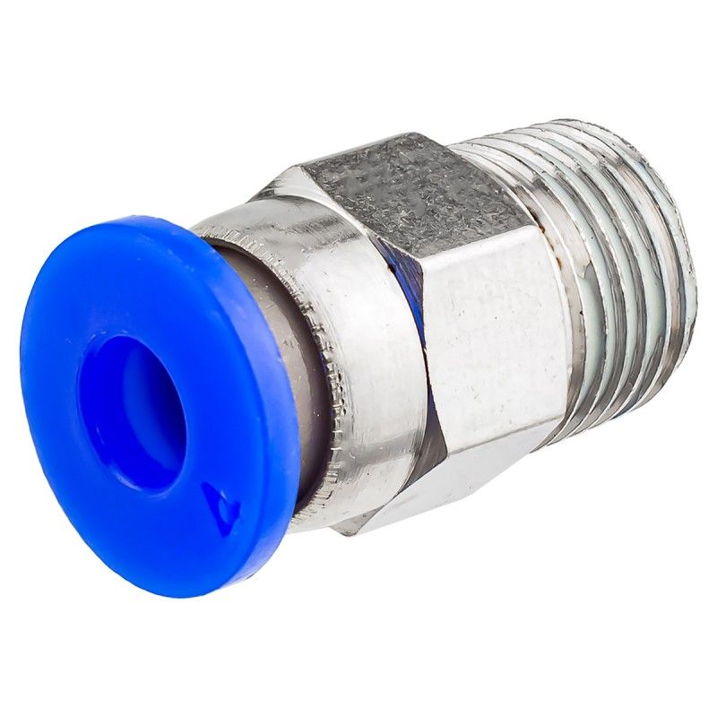 Фитинг для пластиковых трубок 4мм с наружной резьбой 1/8" Forsage F-SPC04-01