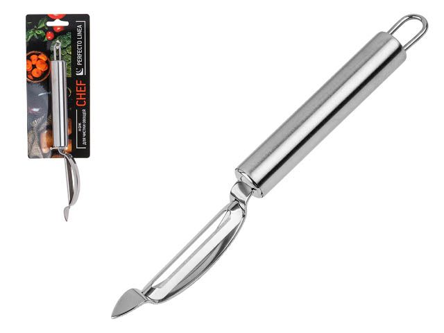 Нож для чистки овощей, нерж.сталь, CHEF  PERFECTO LINEA 21-001210