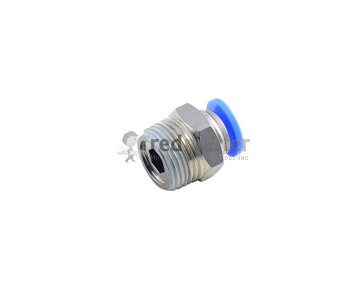 Фитинг для пластиковых трубок 8мм с наружной резьбой 1/4" Rock FORCE RF-SPC08-02
