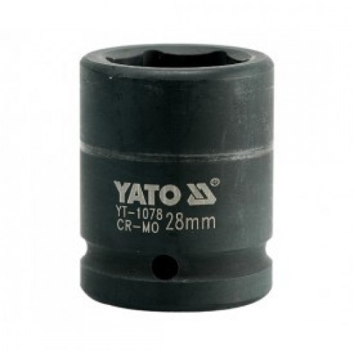 Головка торцевая ударная 3/4" 6гр. 28mm L53mm CrMo  YATO YT-1078