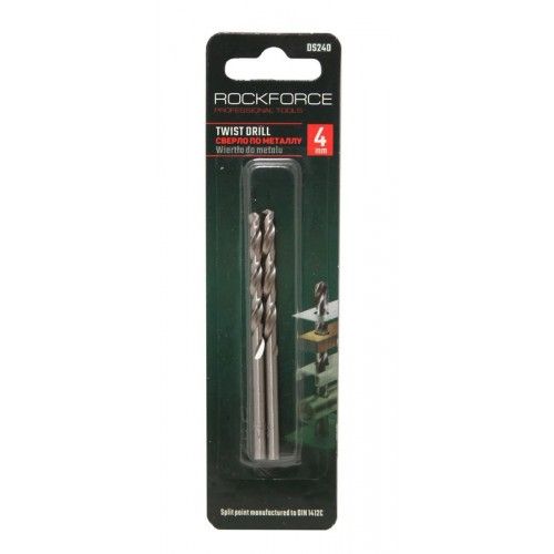 Сверло по металлу 4.5 мм. HSS(2шт) Rock FORCE RF-DS245