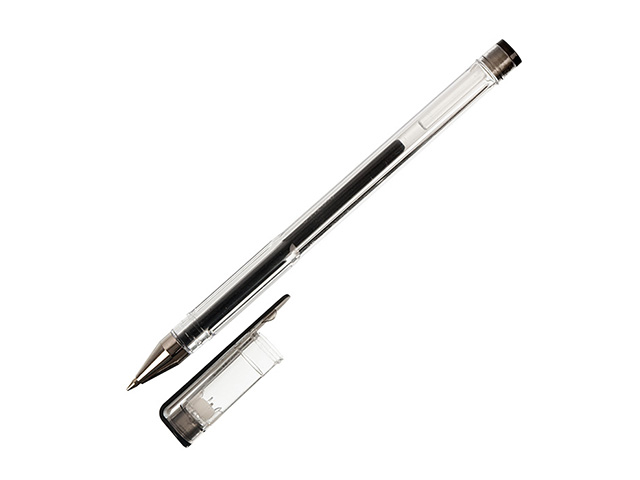 Ручка гелевая 0,5 мм черный,  INФОРМАТ GPB01-K
