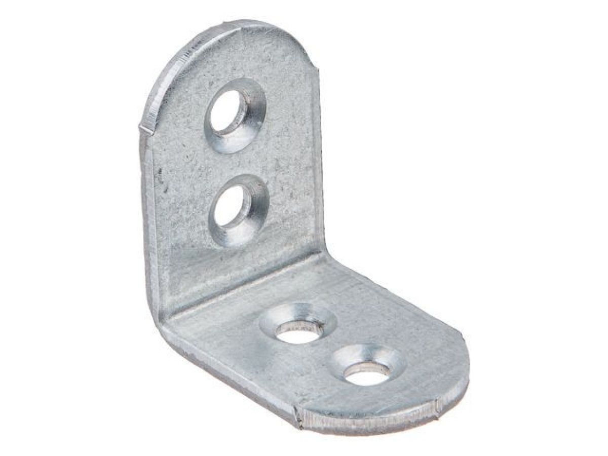 Уголок мебельный 17х25х25 mm белый цинк (100 шт в карт. уп.) STARFIX SMC2-60879-100