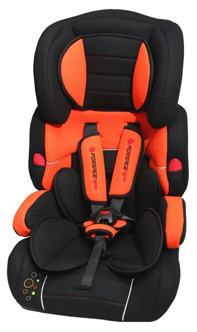 Кресло детское black/orange 9-36кг  Forsage BAB001-S5