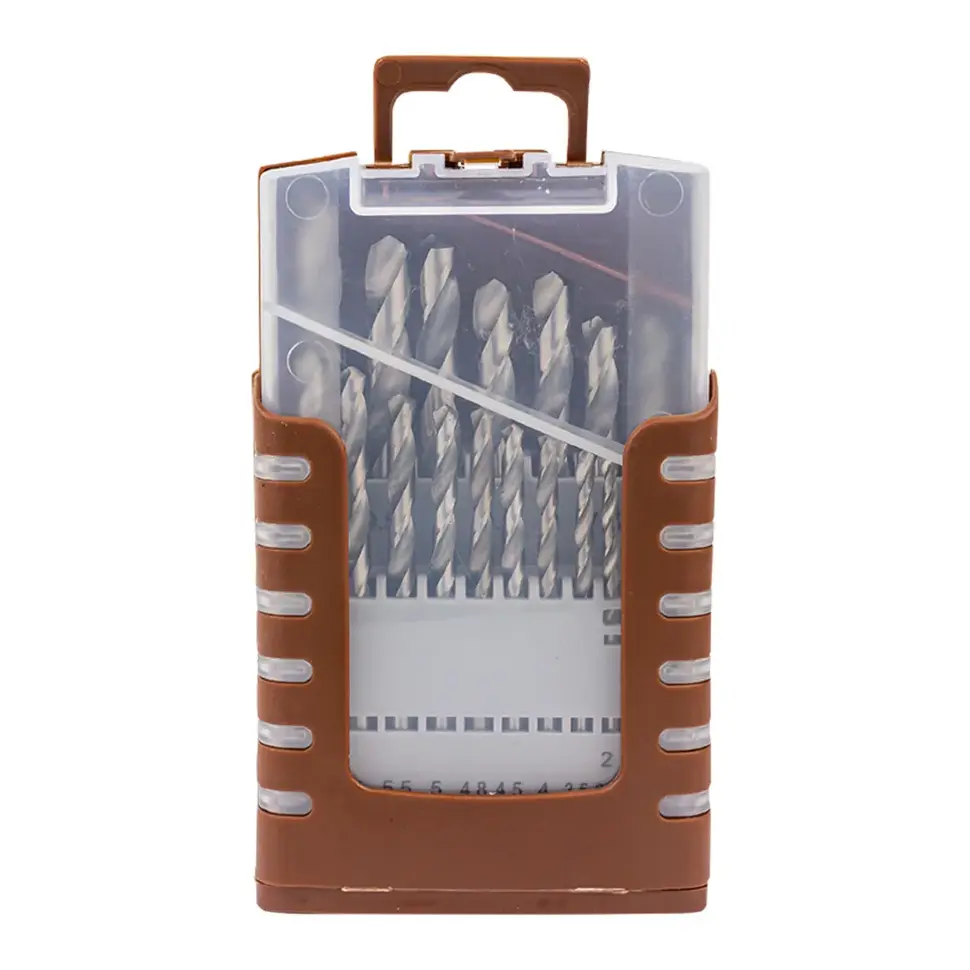 Набор сверл по металлу, HSS, 21пр. 1-10мм  FORSTIME FT-924U21S